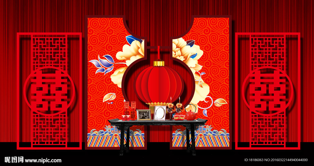 中式婚礼 签到
