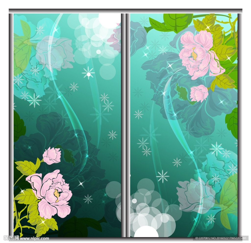 移门花卉