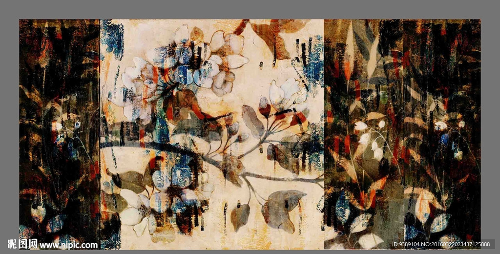 花卉油画