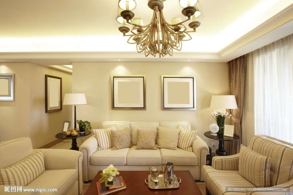 客厅沙发背景墙效果图