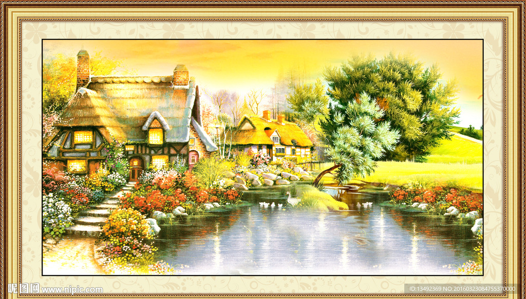 油画 风景