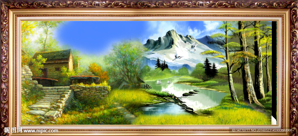 油画风景