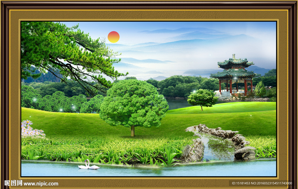 风景如画