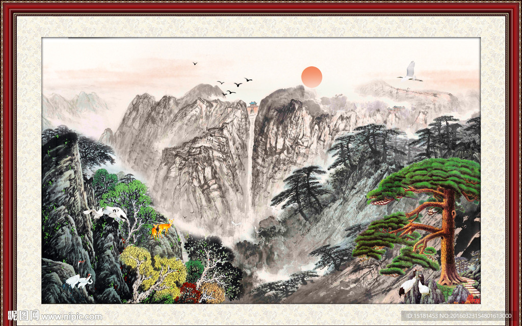 山水国画