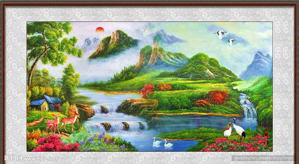油画风景