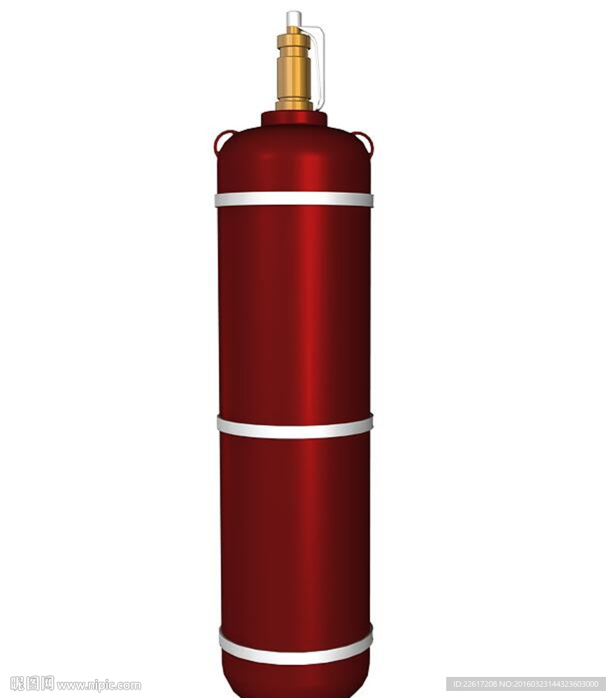 消防气瓶气罐模型