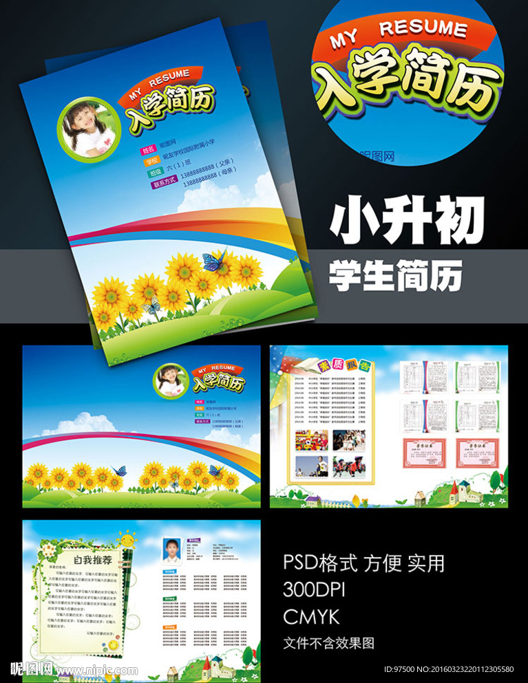 小升初简历
