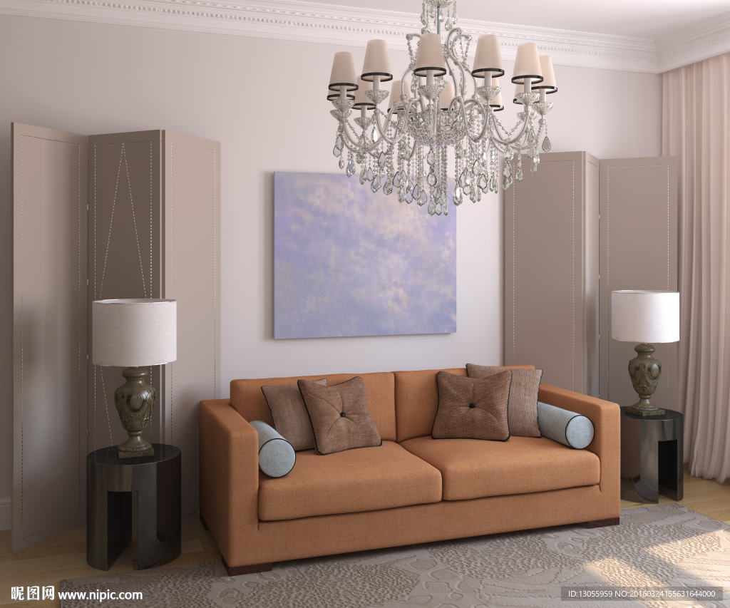 客厅沙发背景墙效果图