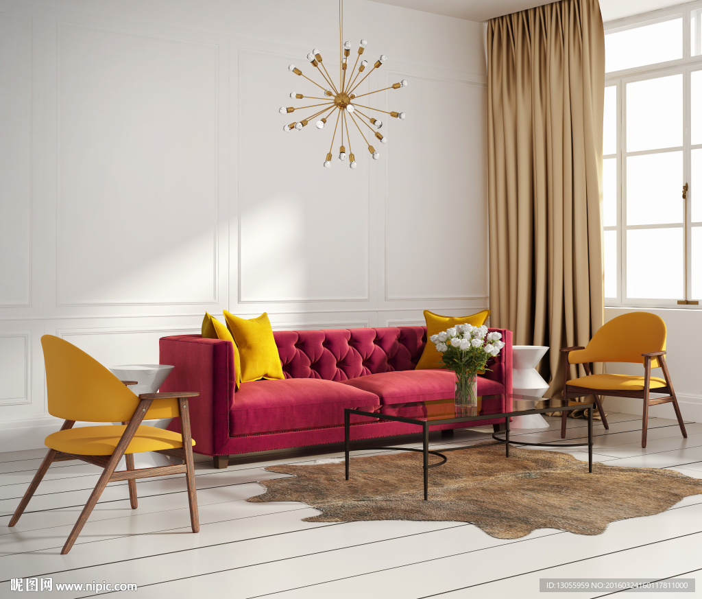 客厅沙发背景墙效果图