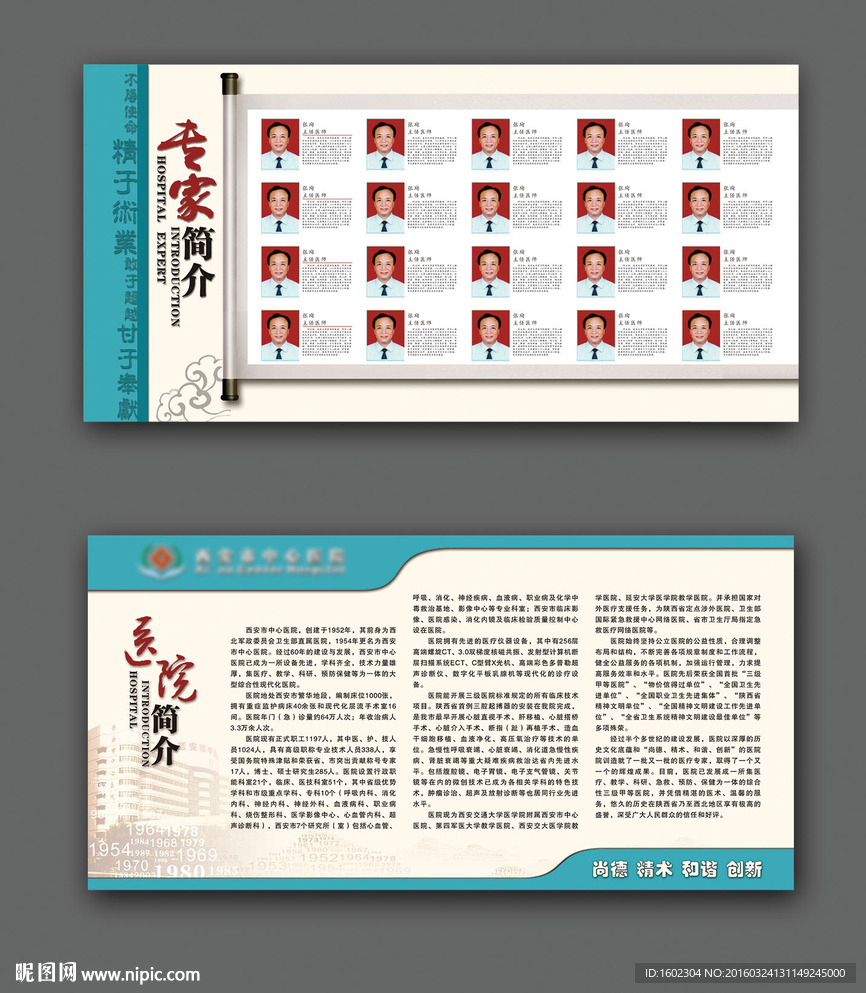 医院展板 医院简介