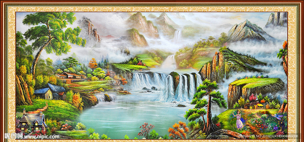 油画风景