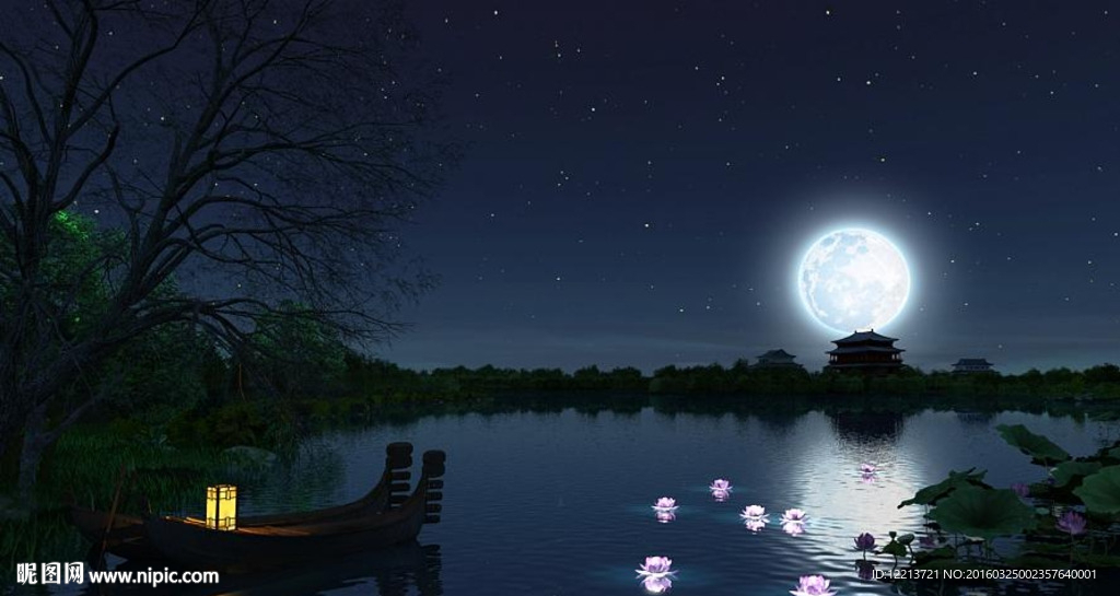 公园夜景