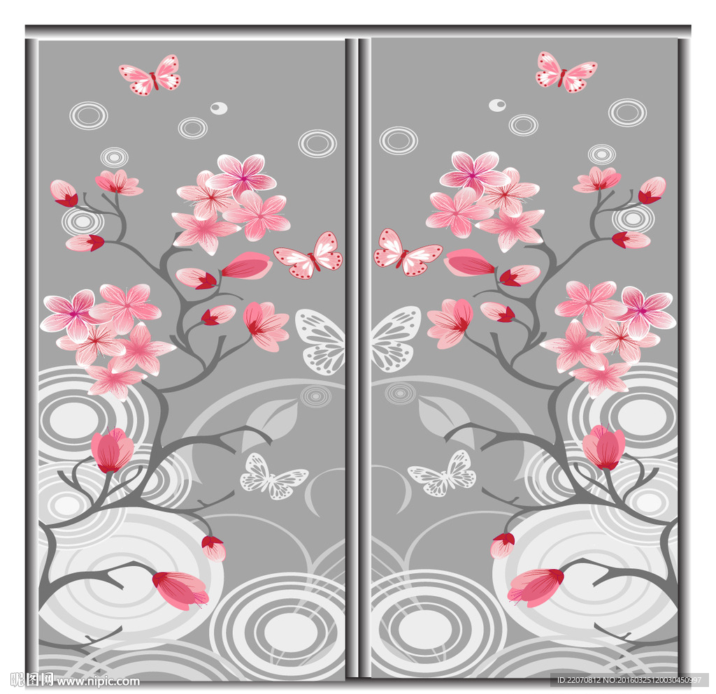 移门花卉
