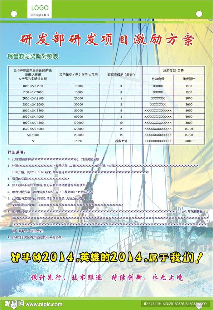 激励海报