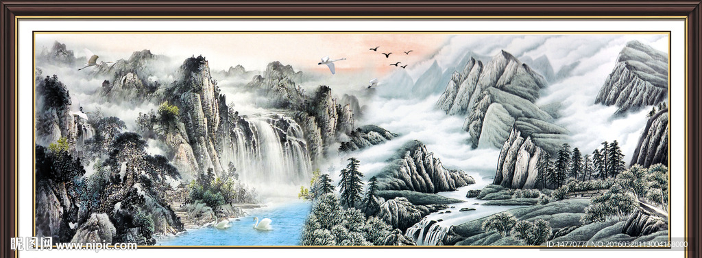 国画山水