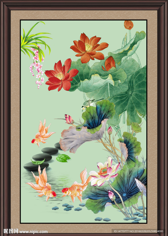 荷花图