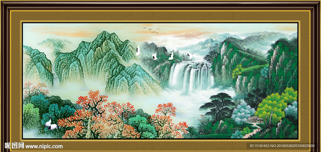 国画山水