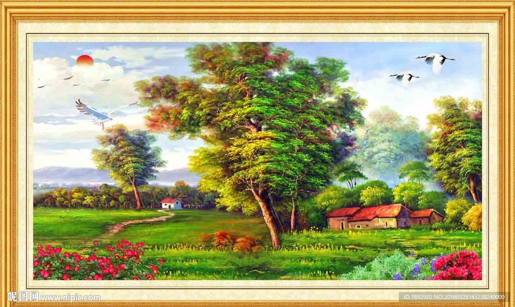 油画风景