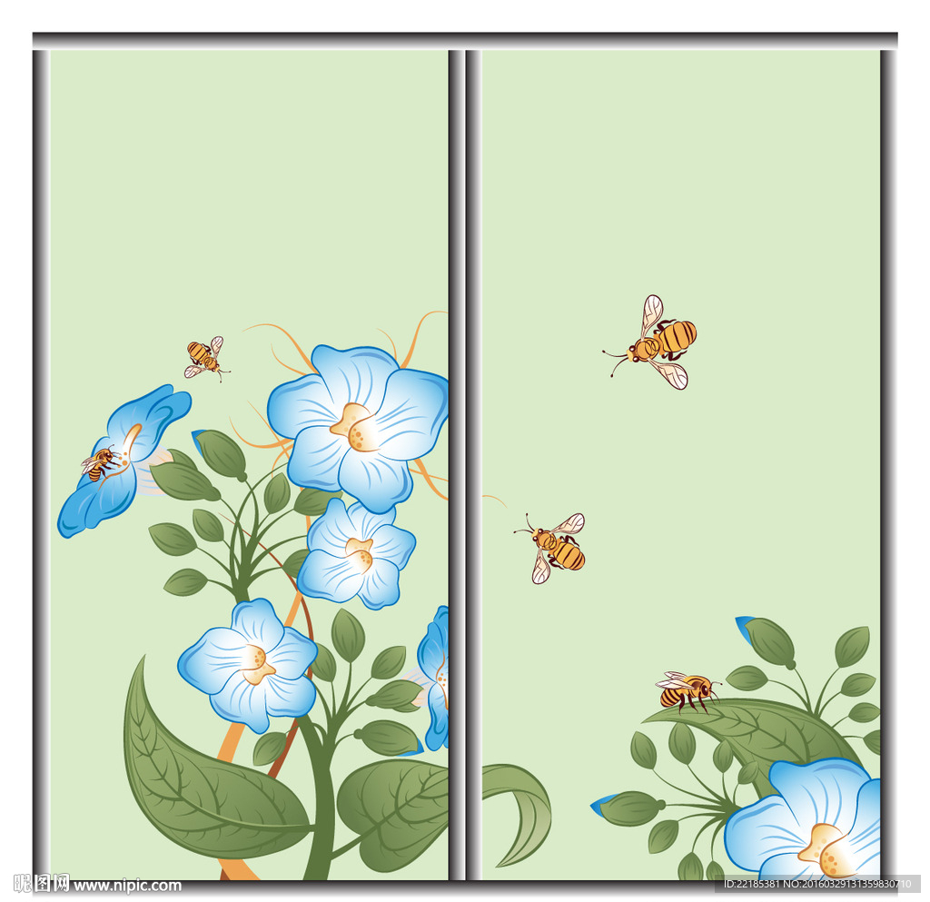 移门花卉
