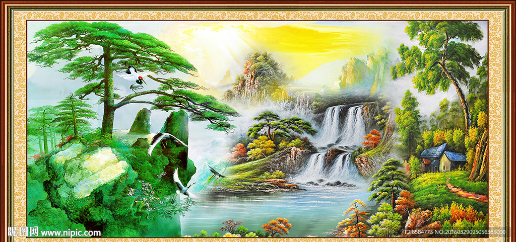 油画风景