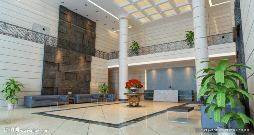 室外推进大堂内