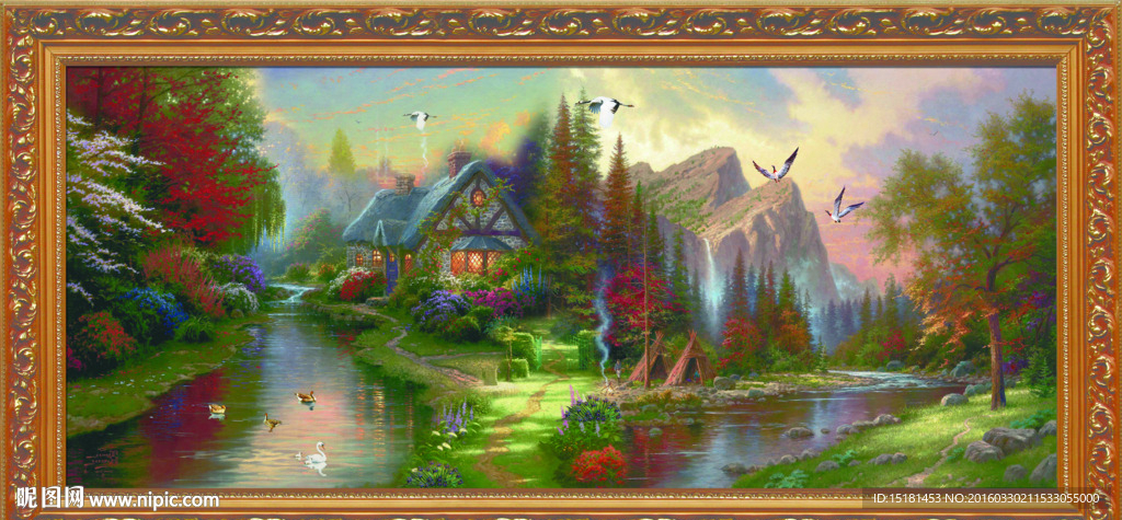 油画风景