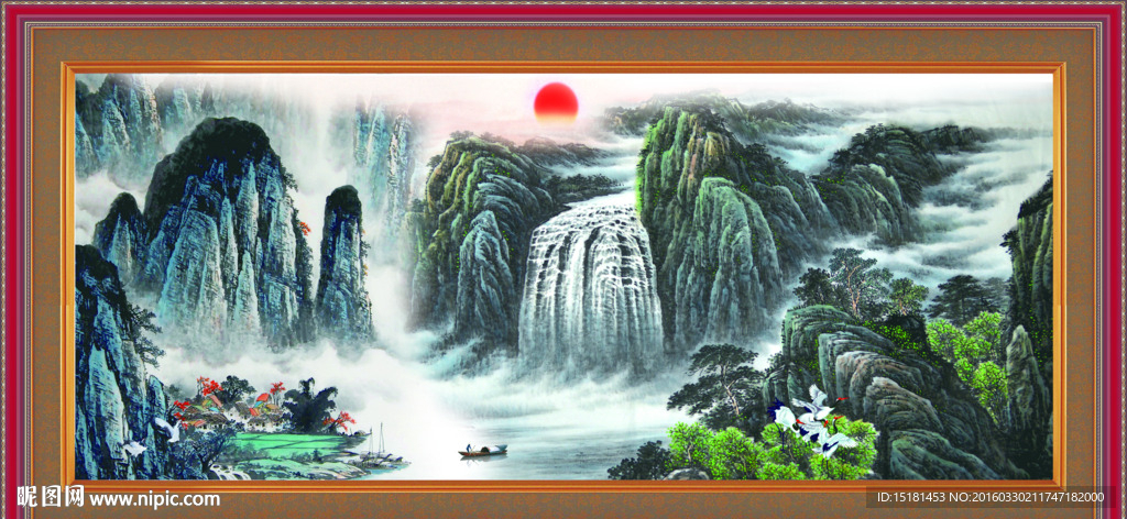 国画山水