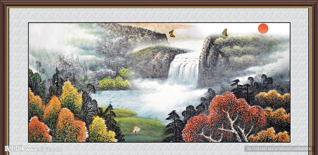 江山如画 旭日东升