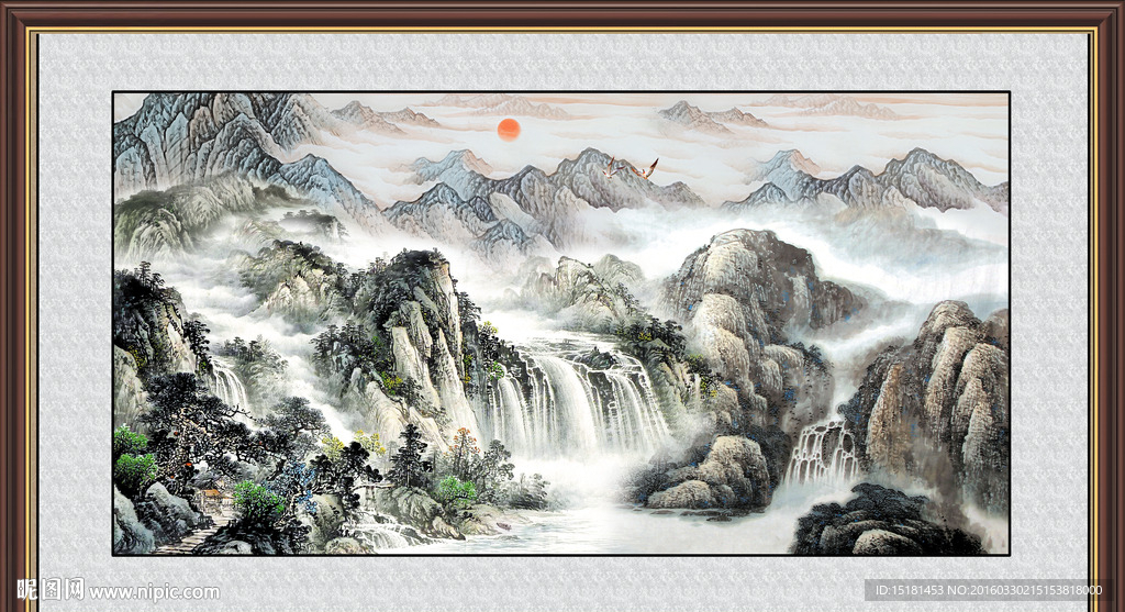 国画山水