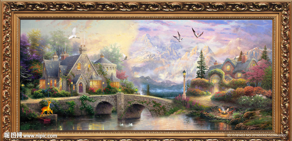 油画风景