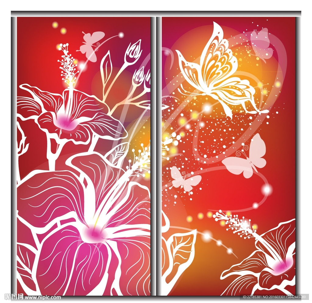 移门花卉