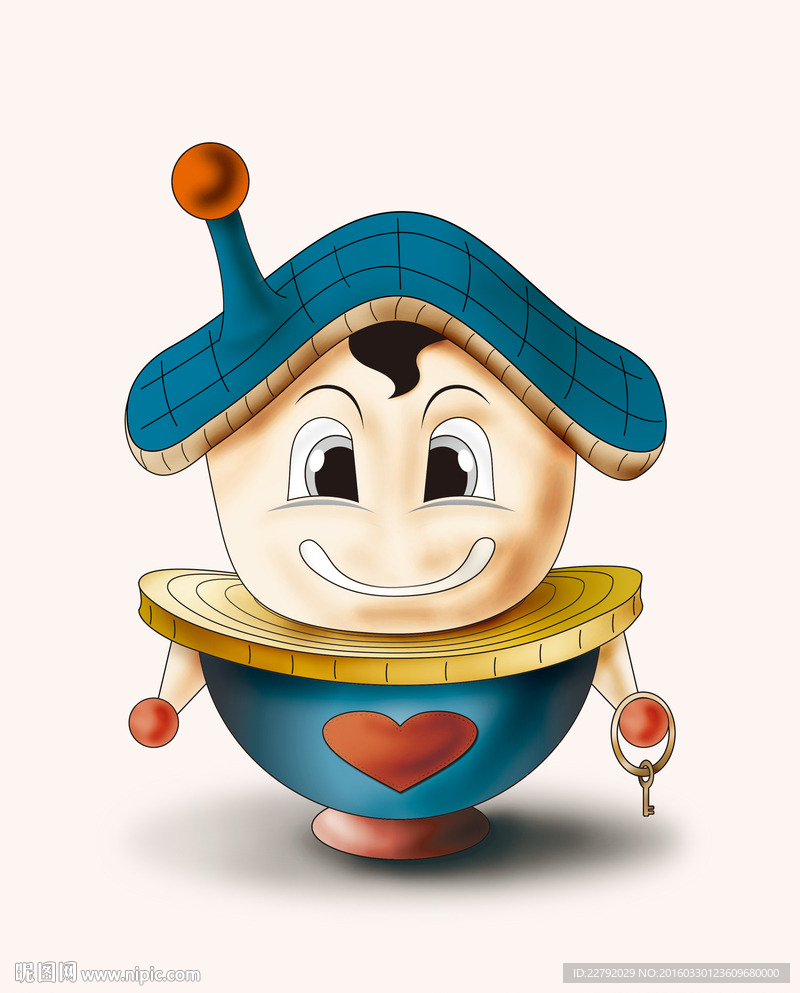 房地产网站卡通机器人