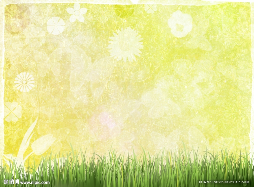 黄色花纹  草丛