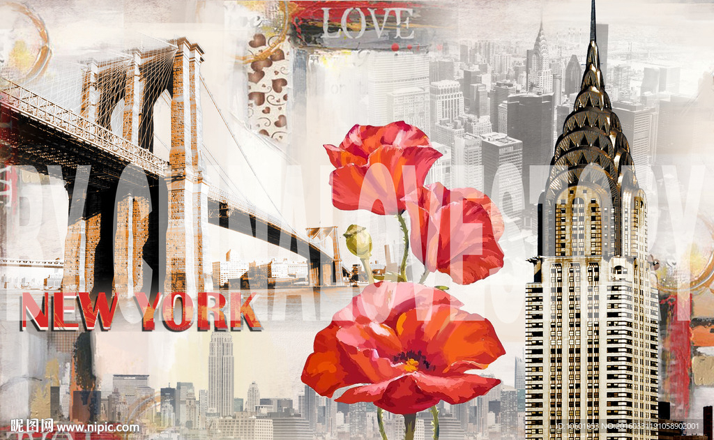 欧美风格装饰画