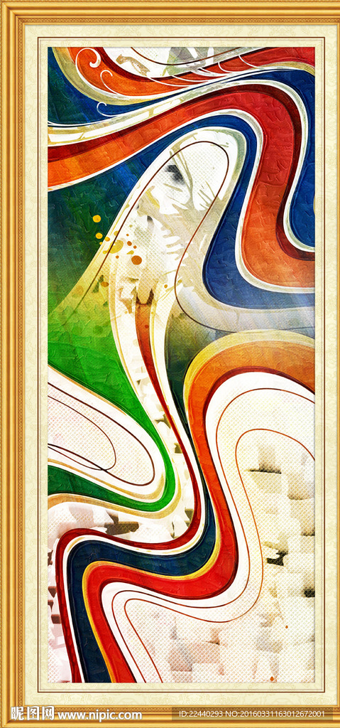 抽象油画