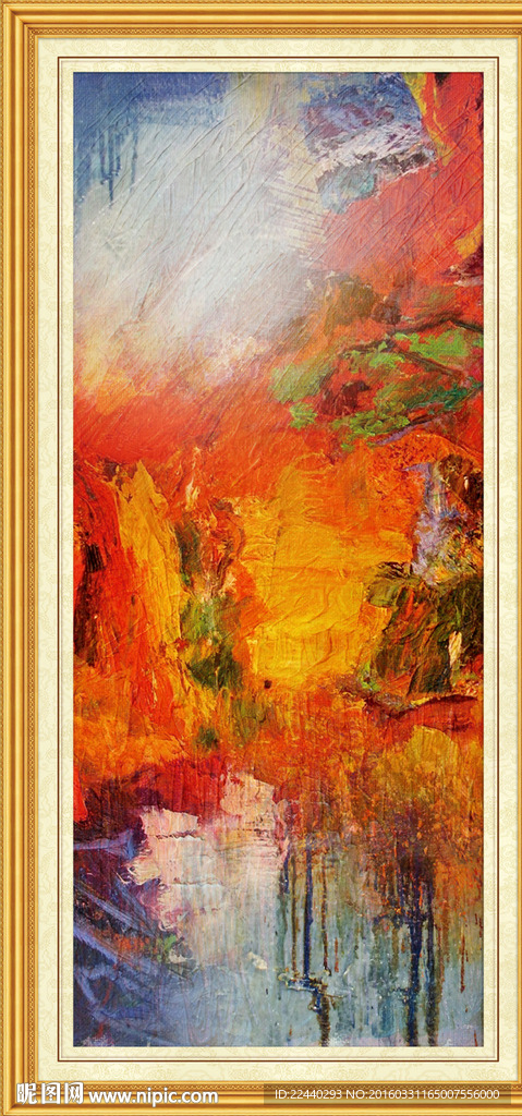 抽象油画