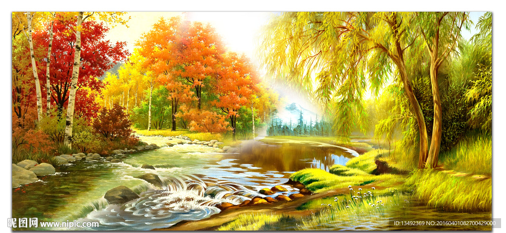 油画 风景
