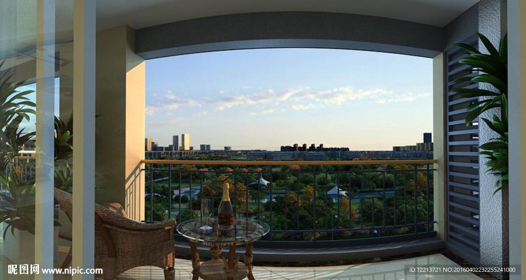 由室内推向室外