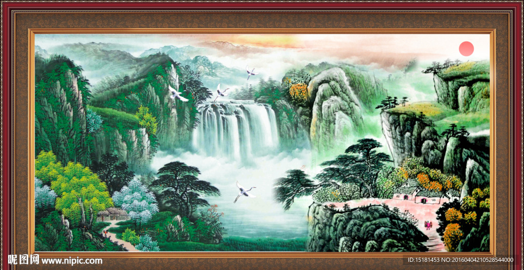 国画山水