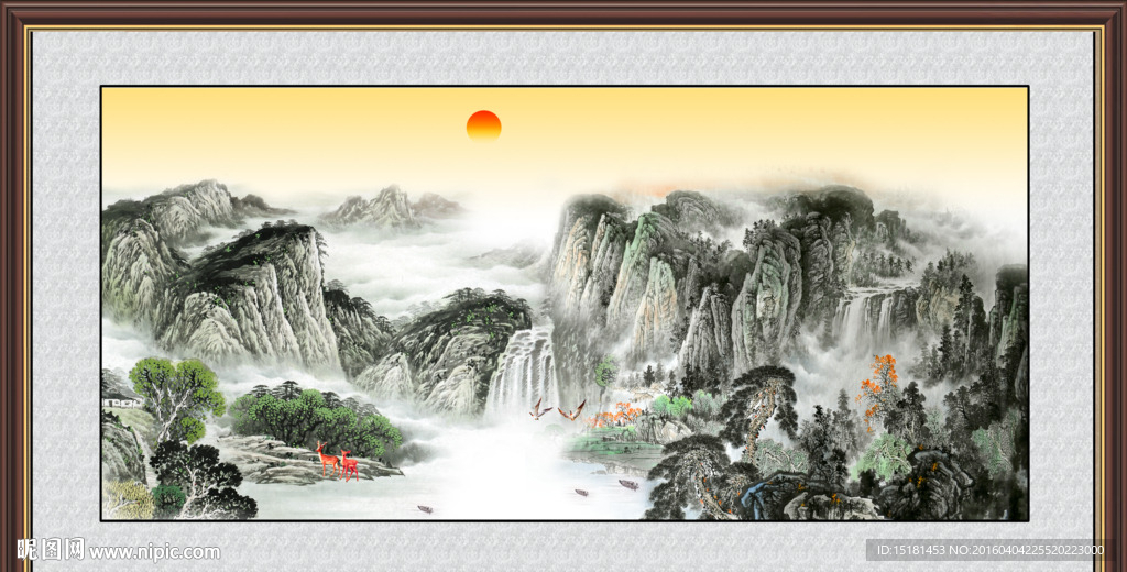 山水国画