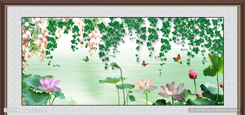 荷花图