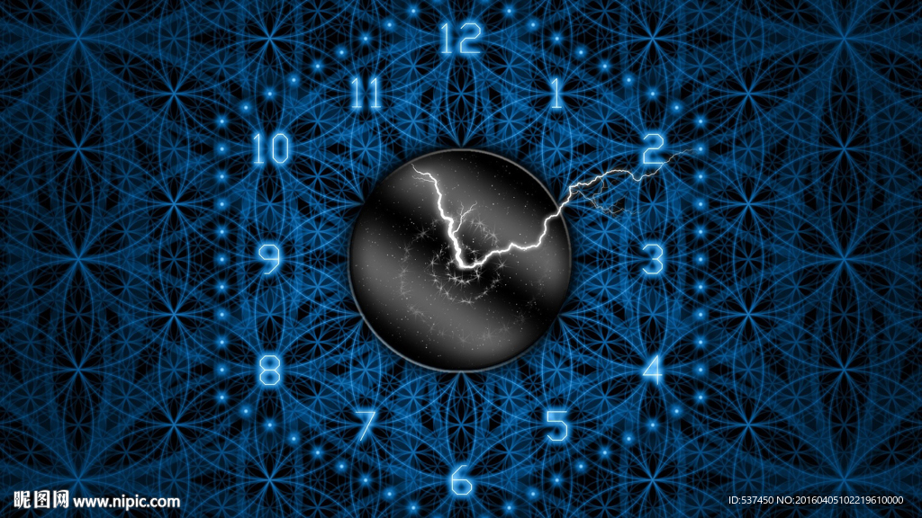 背景底图 科技闹钟