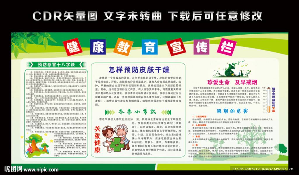 健康教育宣传栏