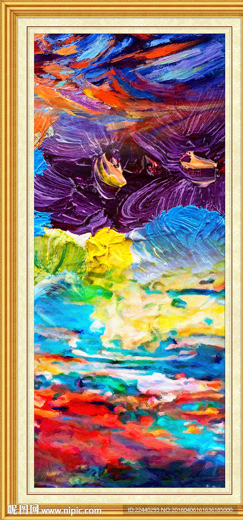抽象油画