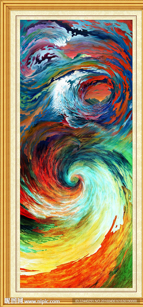 抽象油画