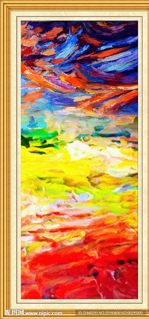 抽象油画