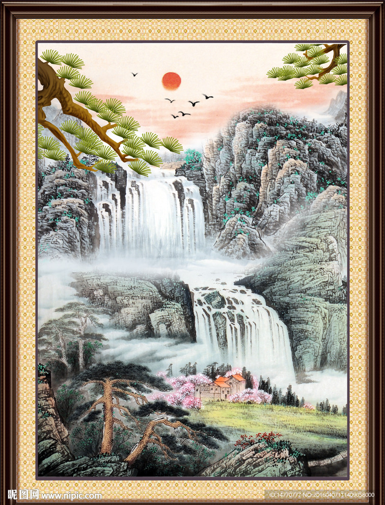 巨幅山水