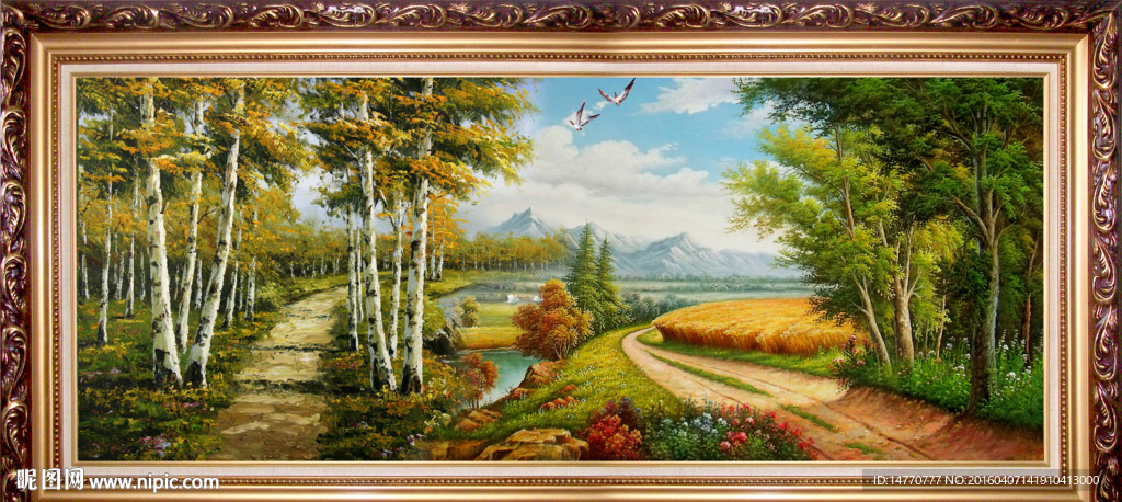 油画风景