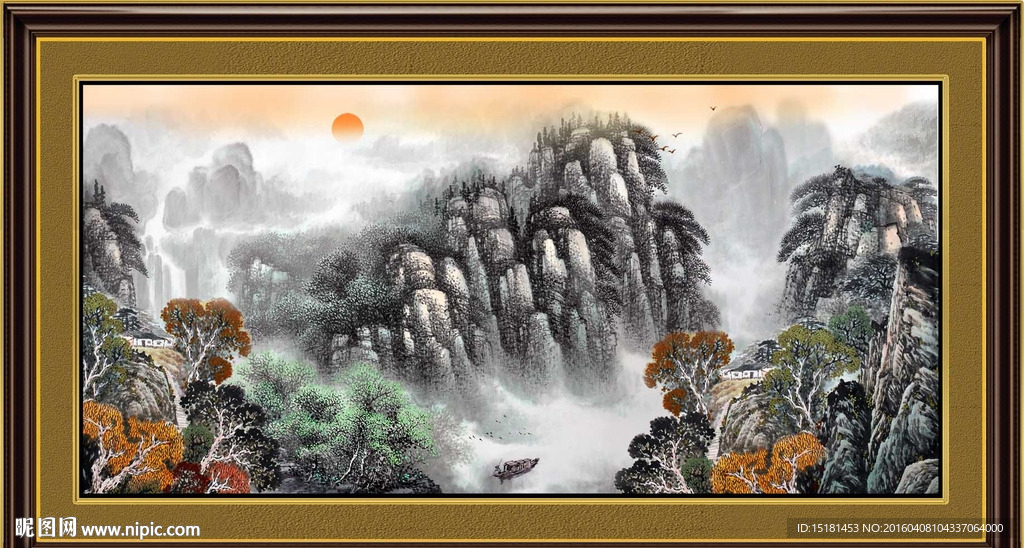 国画山水
