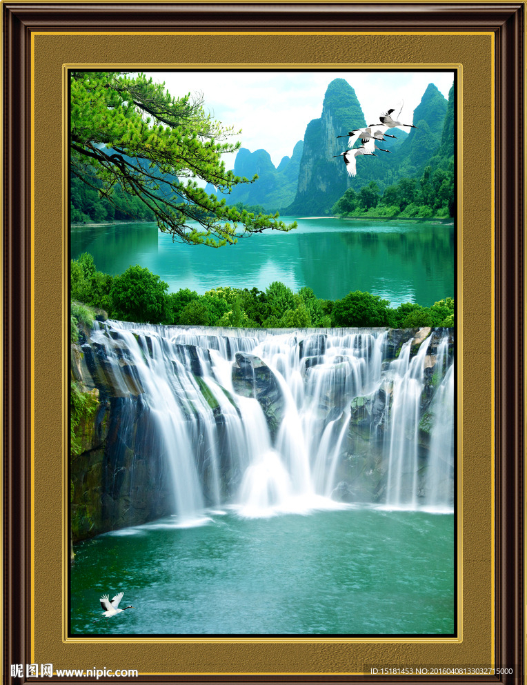 高山流水 风景如画